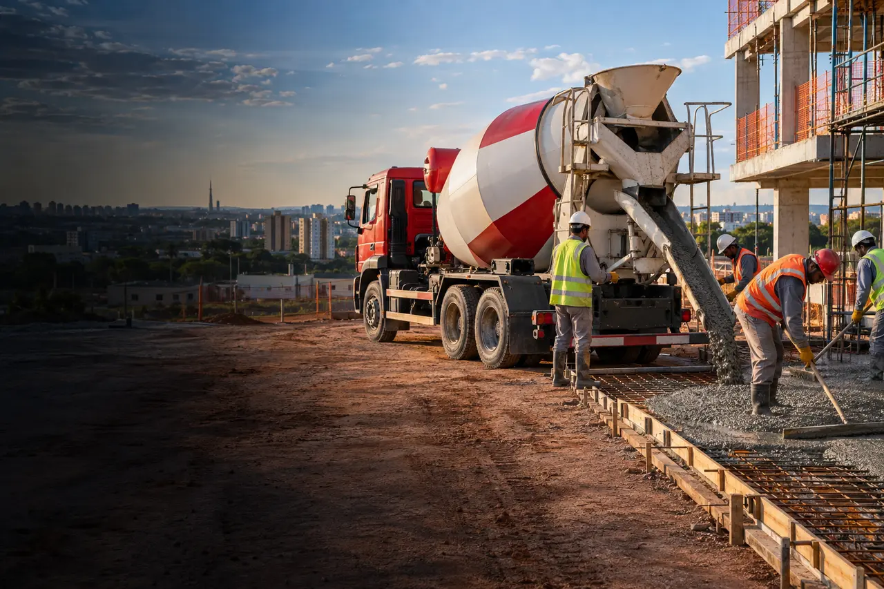 Operação de concreto usinado no Distrito Federal 1